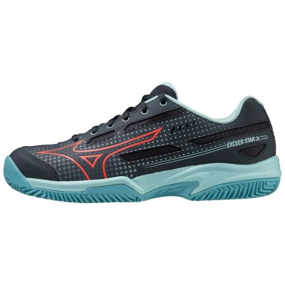 Zapatos Mizuno Exceed Star JR. CC Hombre Azul Marino / Rojos / Turquesa - Chile M039OXVQTS